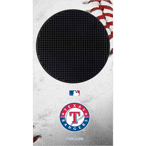 MLB Texas Rangers Game Ball Xbox Series S Console Skin